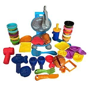 Play-doh BBQ and food cooking Playset kids preschool fun activity